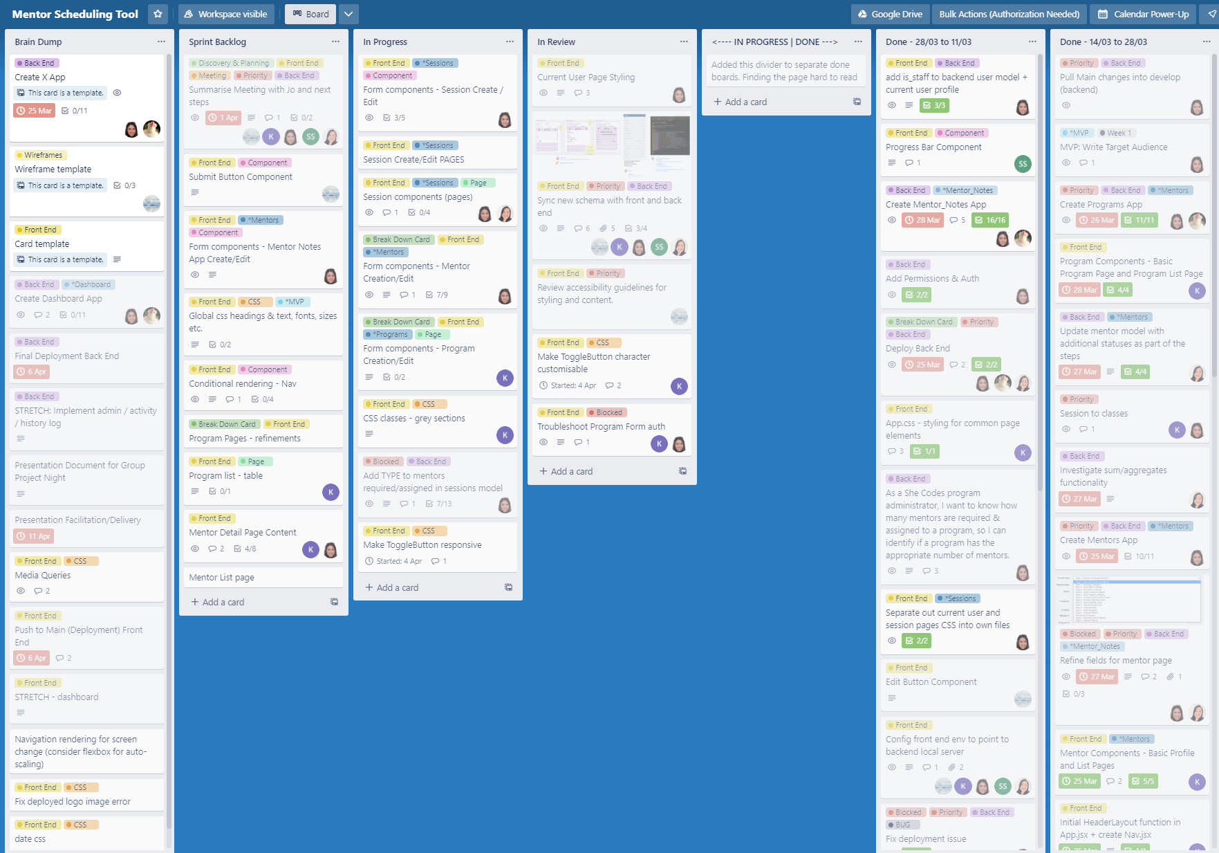 Group Project Trello Board